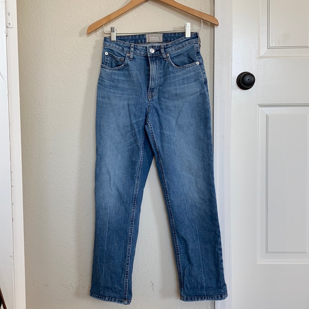 Everlane high rise straight leg Jean